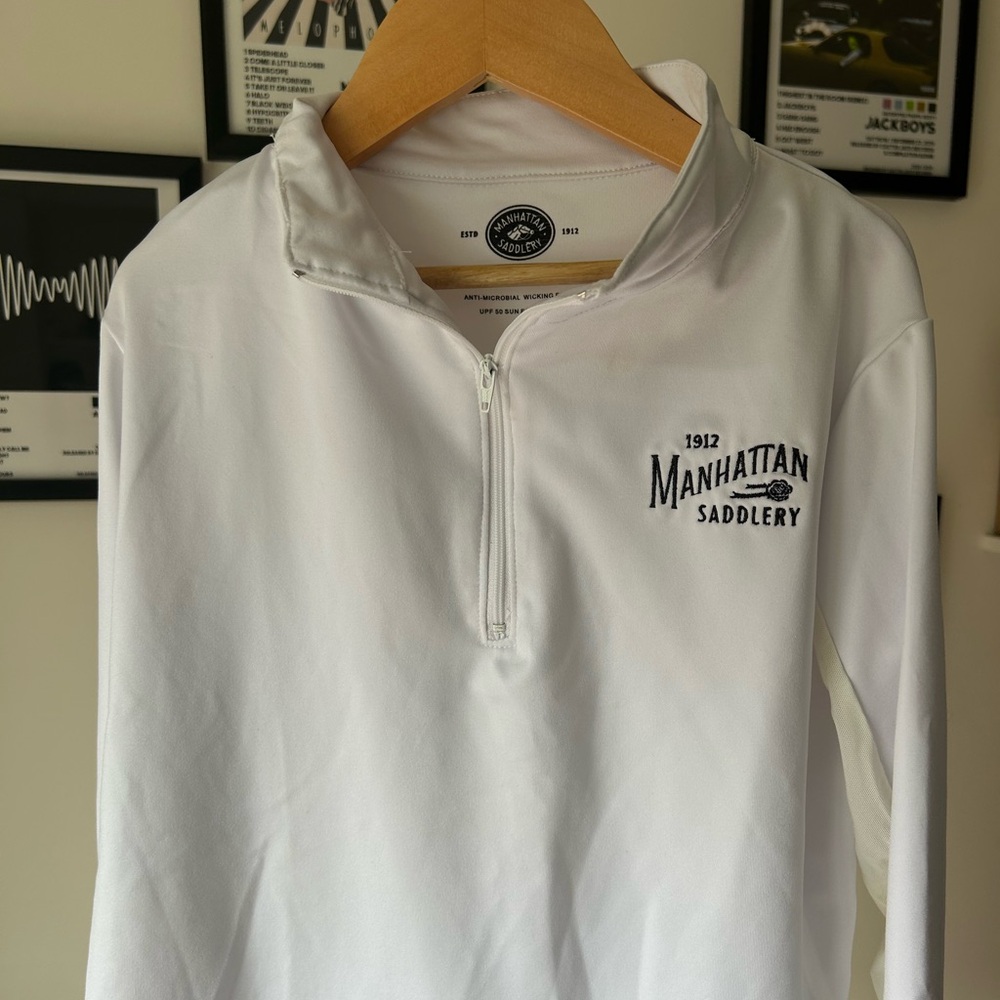 Equestrian riding quarter zip